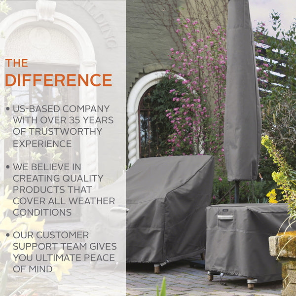 Patio Sofa & Loveseat Cover – Water-Resistant Outdoor Furniture Cover