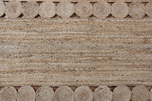 Handmade Braided Jute Runner Rug – 2'6" x 24'
