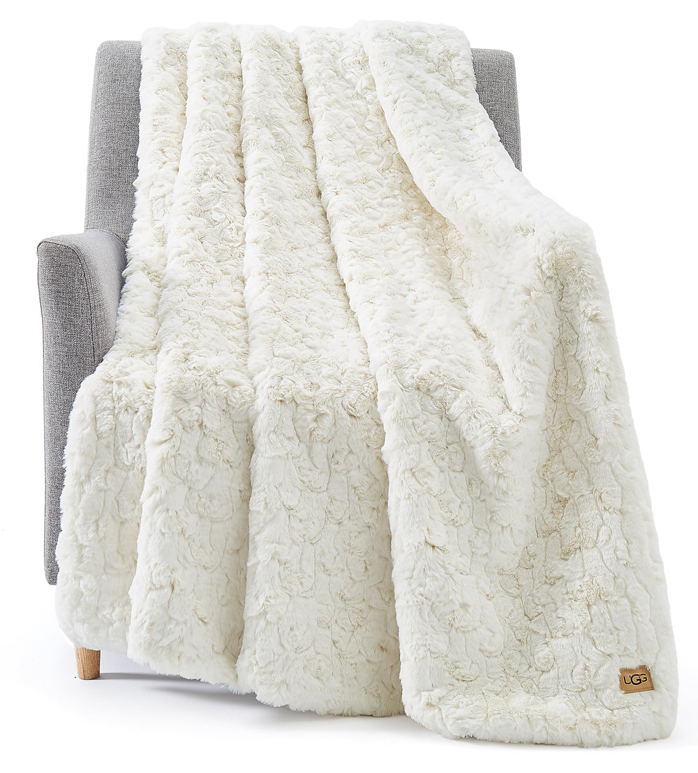 Faux Fur Throw Blanket – Plush Oversized 50x70 Inch