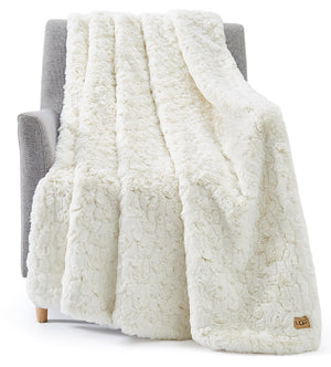 Faux Fur Throw Blanket – Plush Oversized 50x70 Inch