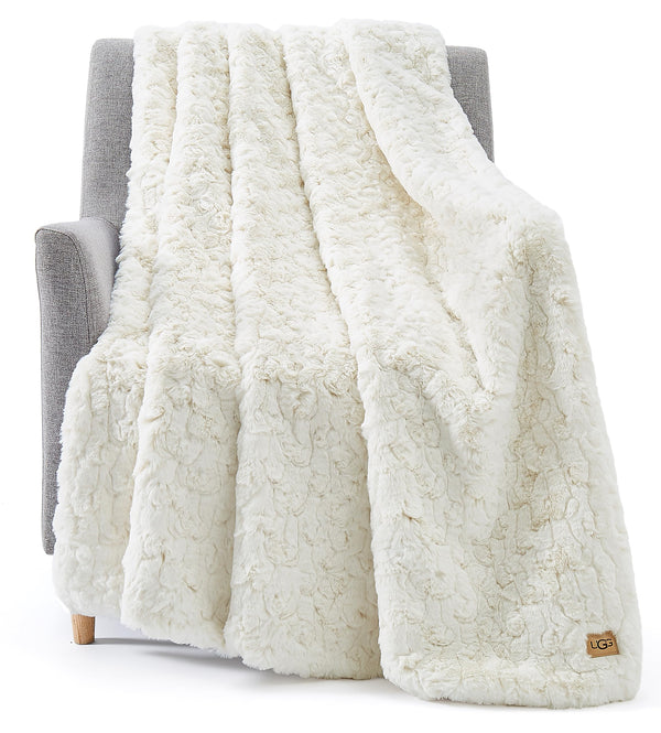 Faux Fur Throw Blanket – Plush Oversized 50x70 Inch