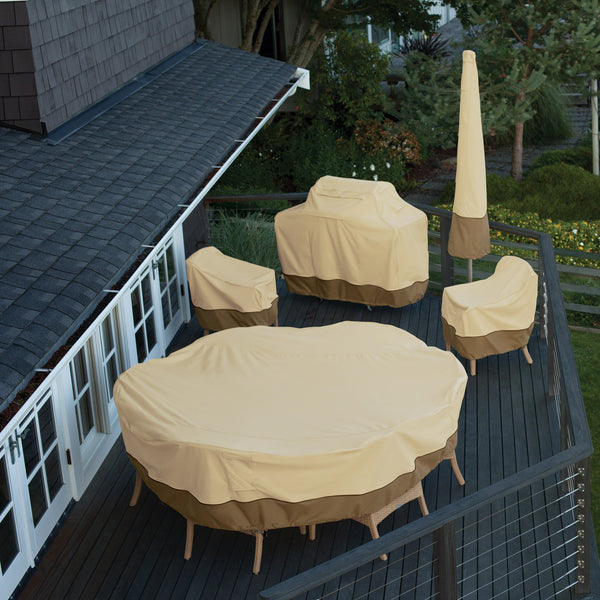 Deep Seated Patio Lounge Chair Cover 2-Pack