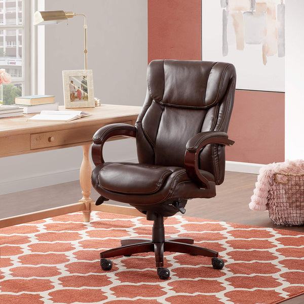 Executive Office Chair with Memory Foam & Faux Leather
