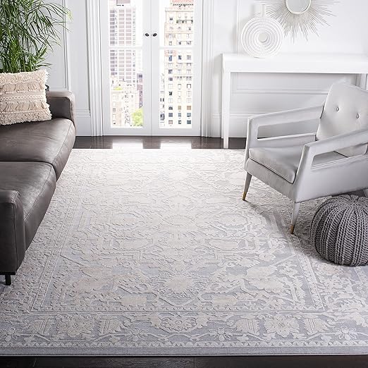8x10 Transitional Area Rug – Machine-Woven, Non-Shedding, Stain Resistant