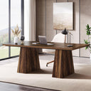 63-Inch Executive Desk with Double Pedestal