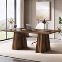 63-Inch Executive Desk with Double Pedestal