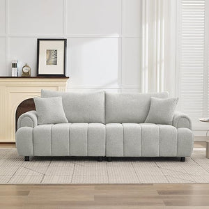88" Oversized Boucle 3-Seater Sofa
