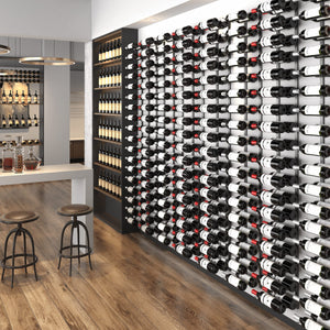 Wall Mounted Wine Rack – 36 Bottle Capacity, 2-Piece Set