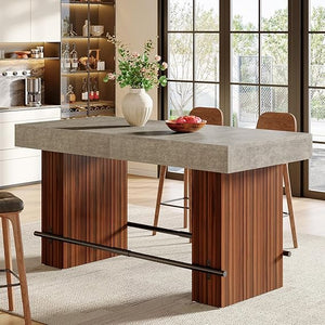 Counter Height Bar Dining Table 62.2"