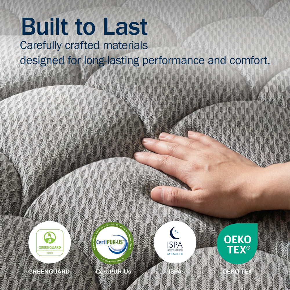 12-Inch Hybrid Mattress - Memory Foam & Pocketed Coil