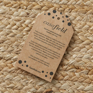 Square Braided Jute Pouf Ottoman 22" x 22" x 14"