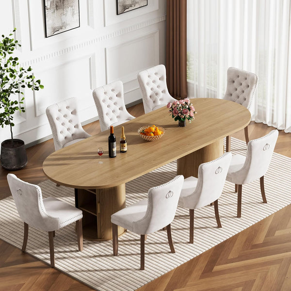 Extendable Dining Table Set with Chairs – 7, 9 & 11-Piece