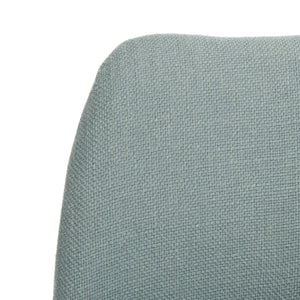 Modern Blue Settee Loveseat with Pillows