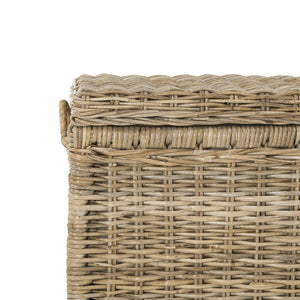 Wicker Storage Trunk with Removable Lid
