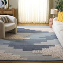 Hand-Knotted Wool Area Rug 8x10 – Tribal Southwestern Design