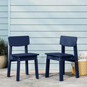 Kids Outdoor Dining Chair Set of 2 – Step Stool Toddler Chair