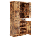 Kitchen Pantry Cabinet 72" Freestanding with Drawer & Sliding Racks