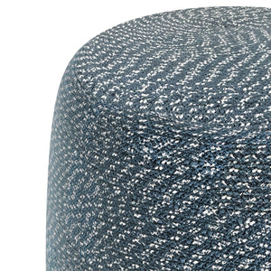 Braided Cotton Round Pouf