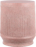 Kline Ribbed Resin Outdoor Accent Table