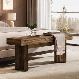 Farmhouse Entryway Bench 47"