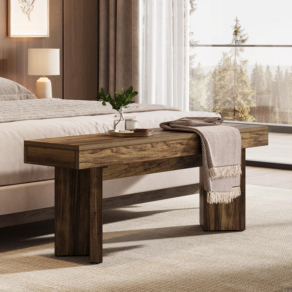 Farmhouse Entryway Bench 47"