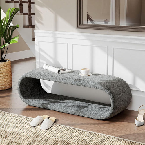 52" Upholstered Storage Bench