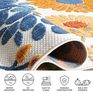 9x12 Indoor Outdoor Area Rug – Stain-Resistant Polypropylene