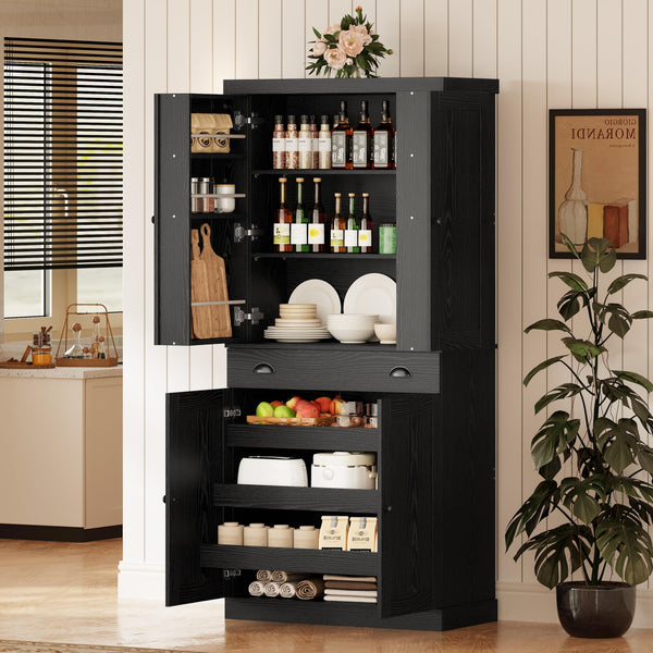 Kitchen Pantry Cabinet 72"