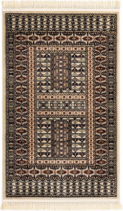 Bokhara Area Rug 3x5 – Polypropylene Medium Pile