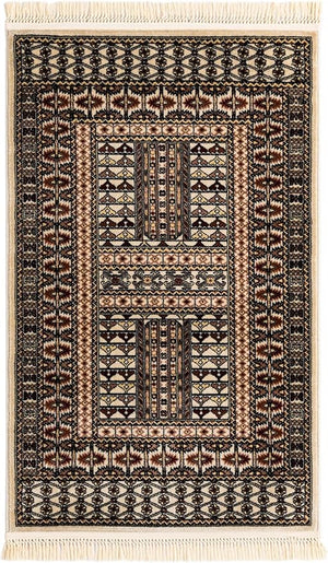 Bokhara Area Rug 3x5 – Polypropylene Medium Pile