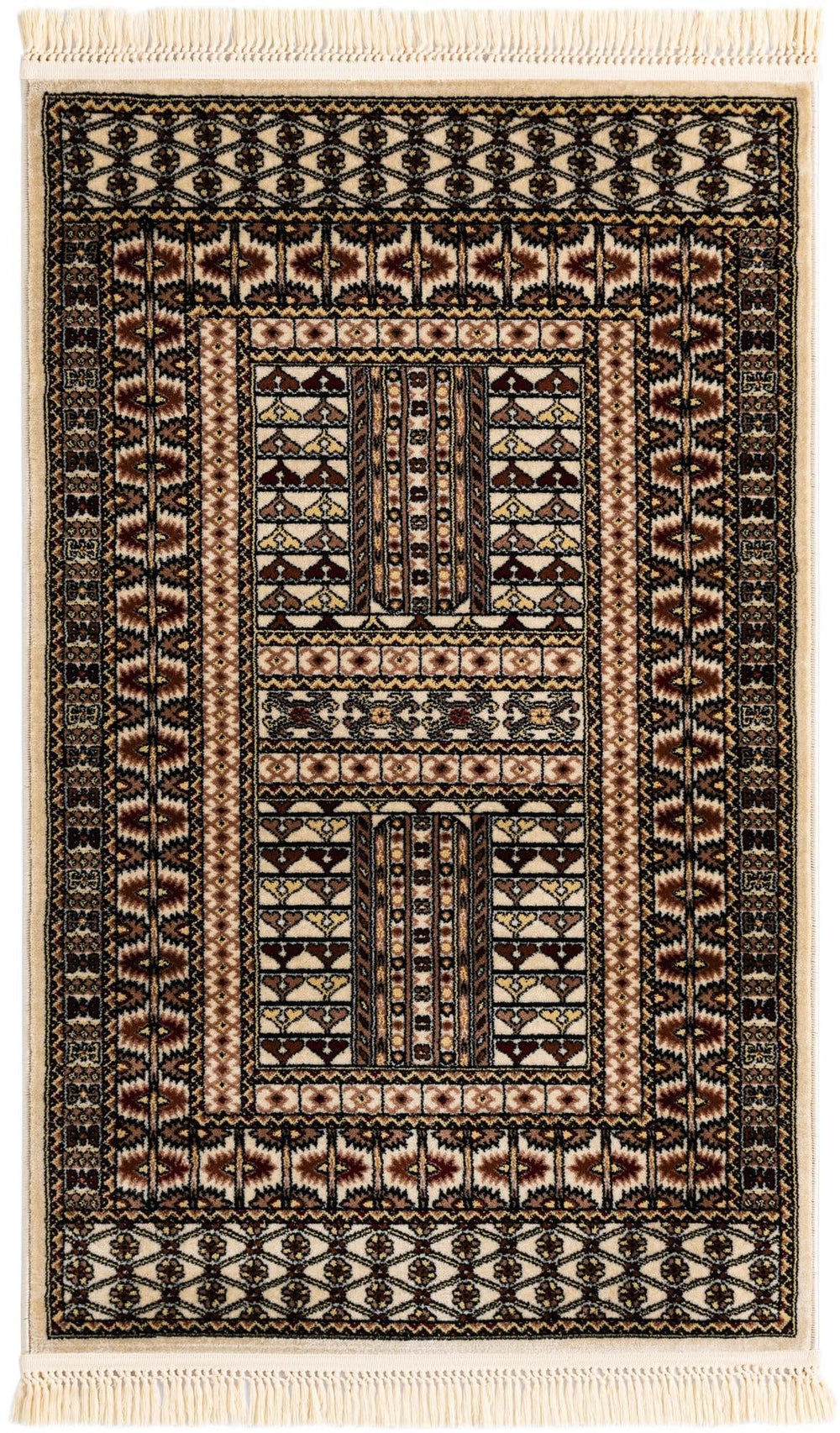 Bokhara Area Rug 3x5 – Polypropylene Medium Pile