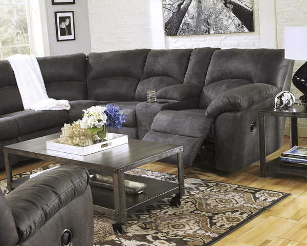 Faux Leather Manual Rocker Recliner – Gray