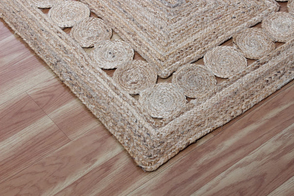 Handmade Braided Jute Runner Rug – 2'6" x 24'