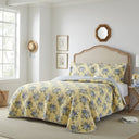 King Quilt Set with Shams – Reversible 100% Cotton Bedding