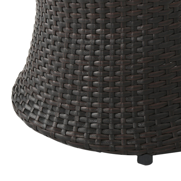 Outdoor Wicker Accent Table