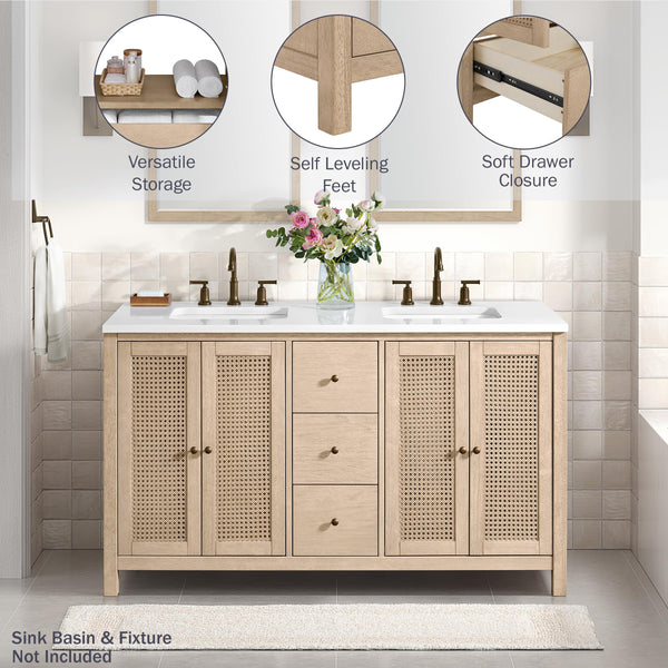 Lucca Freestanding Bathroom Vanity Cabinet