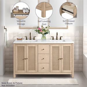 Freestanding Bathroom Vanity Cabinet without Sink