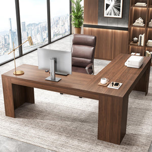 L-Shaped Corner Desk 71"