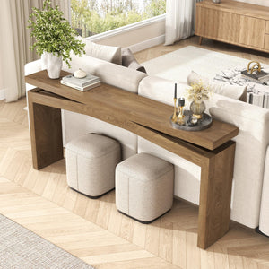 63-Inch Farmhouse Console Table