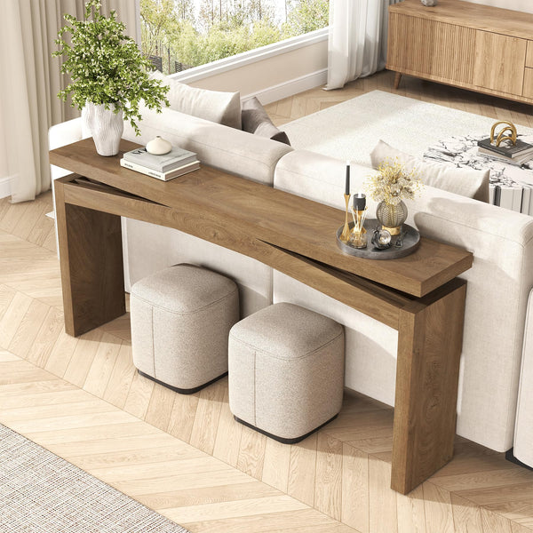63-Inch Farmhouse Console Table