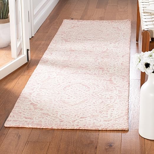 Hand-Tufted Wool Runner Rug 2'3" x 10' – Floral Area Rug for Hallway & Entryway