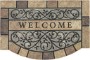 Heavy Duty Rubber Welcome Mat – Non-Slip, Outdoor, 24" x 36"