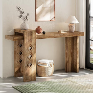 Modern Floating Console Table – 63 Inch