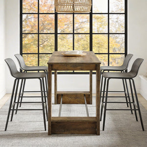 63-Inch Farmhouse Counter Height Dining Table
