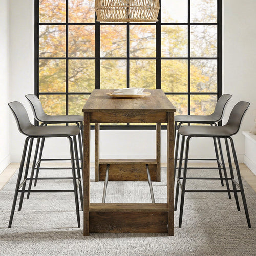 63-Inch Farmhouse Counter Height Dining Table