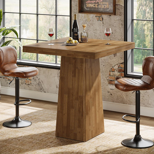 Square Counter Height Bar Table