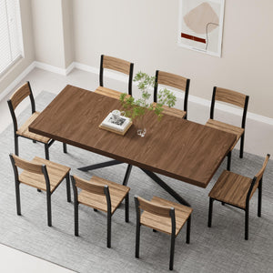 Extendable Dining Table with Hidden Leaf & Storage