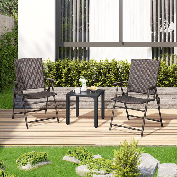 Metal Square Outdoor Side Table