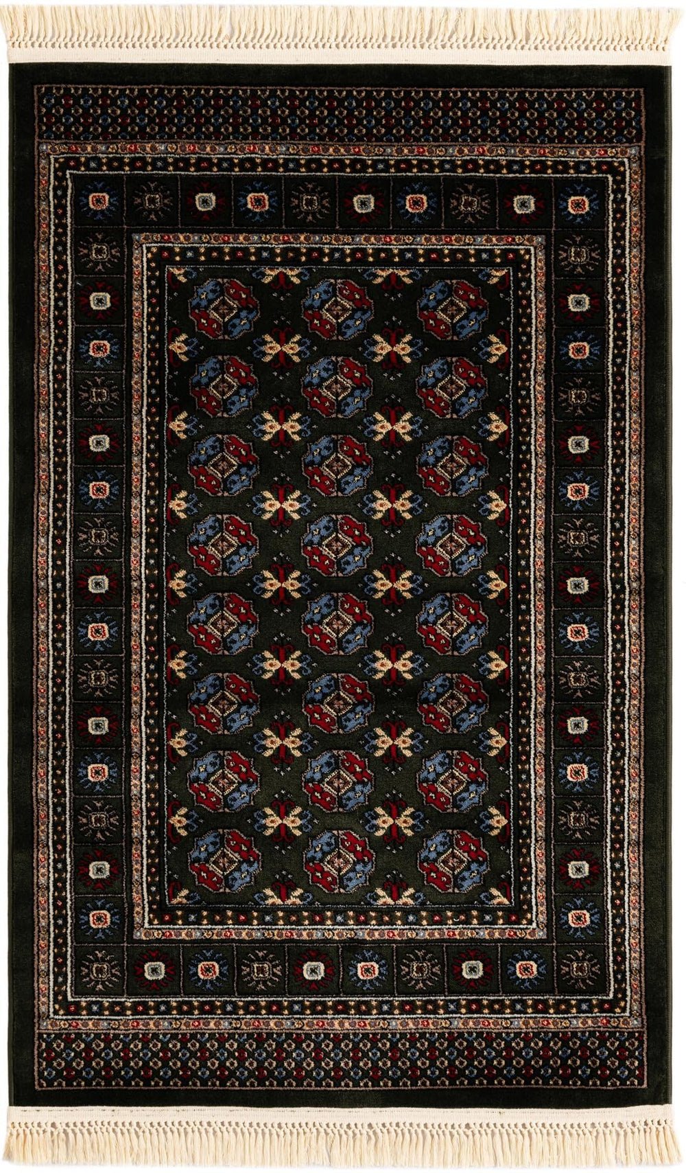 Bokhara Area Rug 3x5 Medium Pile – Polypropylene Indoor Rug