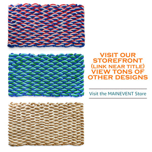 Lobster Rope Door Mat Outdoor – All-Weather Nautical Braided Rug